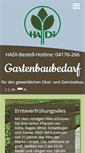 Mobile Screenshot of hadi-gartenbau.de